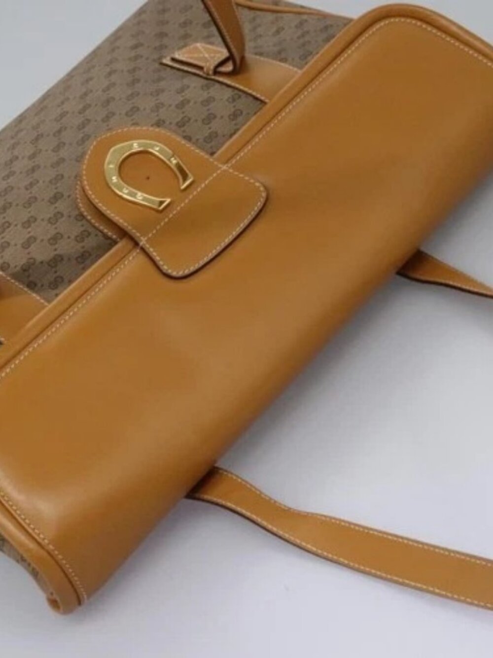 GUCCI Micro GG Supreme Shoulder Bag PVC Beige Gold 001 115 1199 Auth ep7488 - Picture 6 of 16